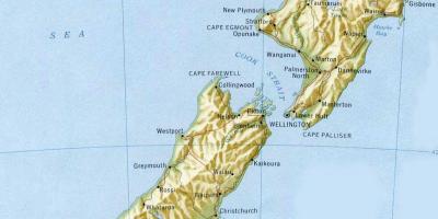 Wellington της νέας ζηλανδίας στο χάρτη